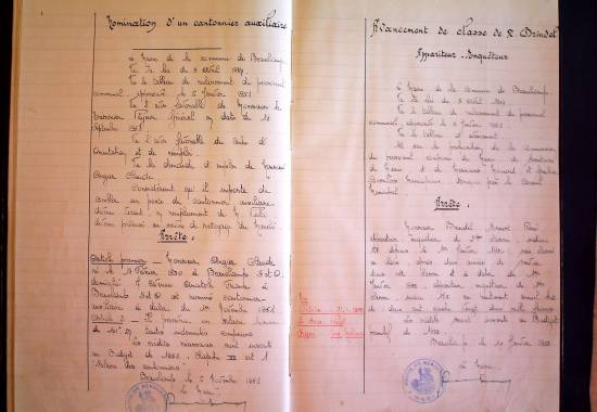 Nomination d'un cantonnier auxiliaire