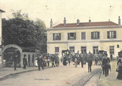 Gare carte postale