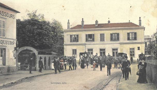 Gare carte postale