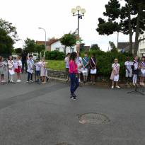 Inauguration de l'exposition sur les inégalités filles/garçons par les enfants du CME