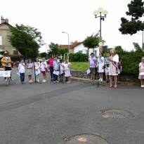 Inauguration de l'exposition sur les inégalités filles/garçons par les enfants du CME