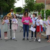 Inauguration de l'exposition sur les inégalités filles/garçons par les enfants du CME