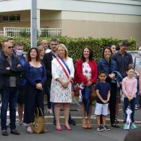 Inauguration de l'exposition sur les inégalités filles/garçons par les enfants du CME