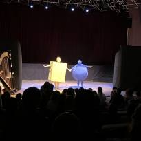 Spectacle Rouge bleu jaune