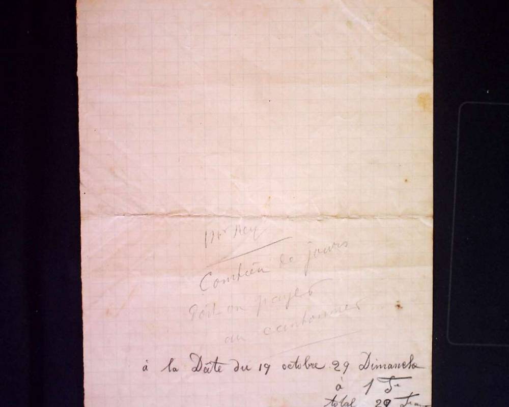 Lettre à M. David