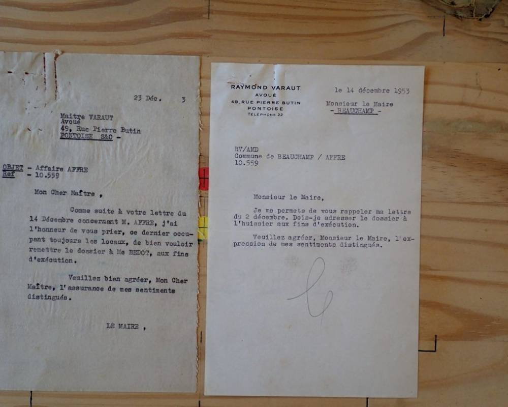 Affaire Affre - Réquisition immobilière