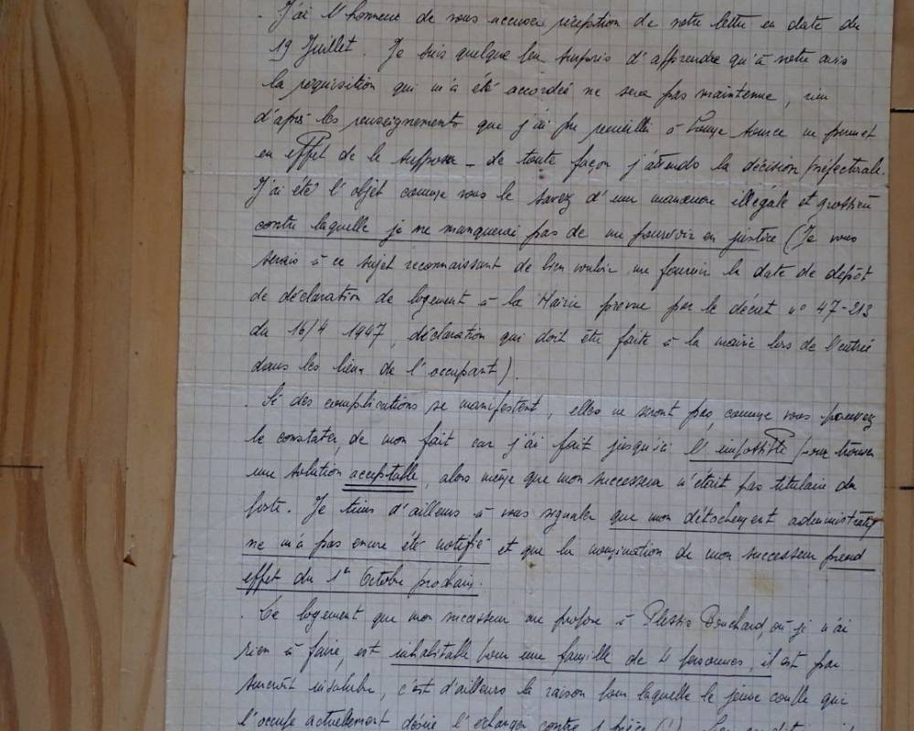 Affaire Affre - Réquisition immobilière