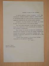 Brouillon de lettre d'invitation aux maires et lettres (Pierrelaye, Bessancourt, Saint-Leu, Montigny, Franconville, Plessis-Bouchard, Eaubonne, Ermont)